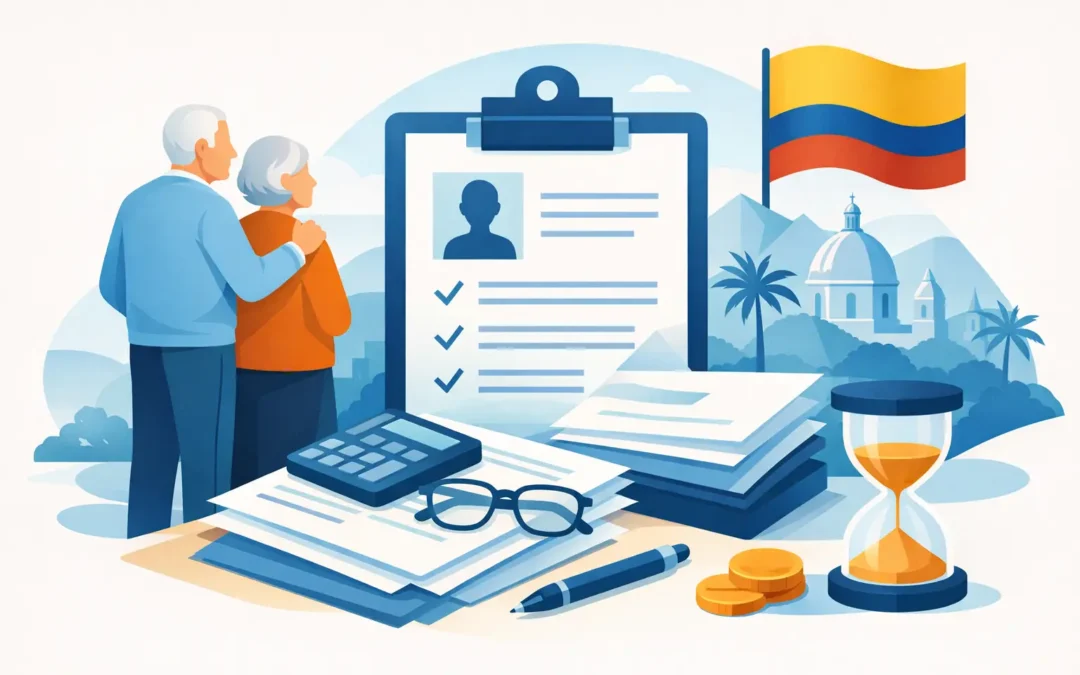 Documentos para pensión vejez en Colombia