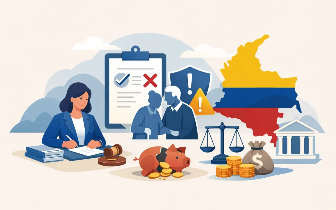 Guía demanda por pensión negada en Colombia