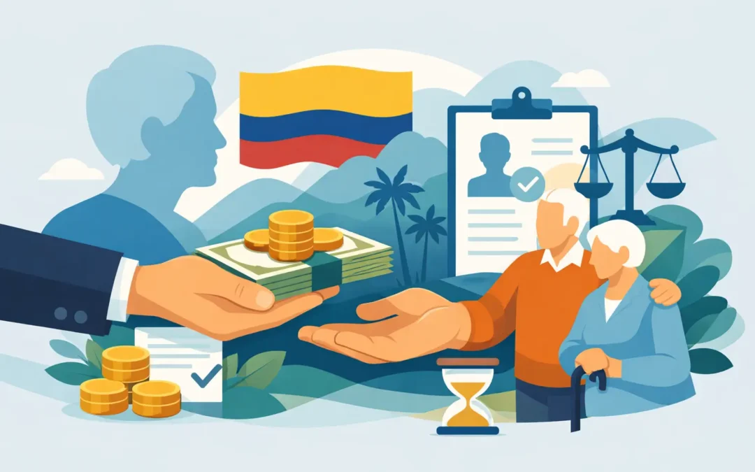 Indemnización sustitutiva de pensión en Colombia